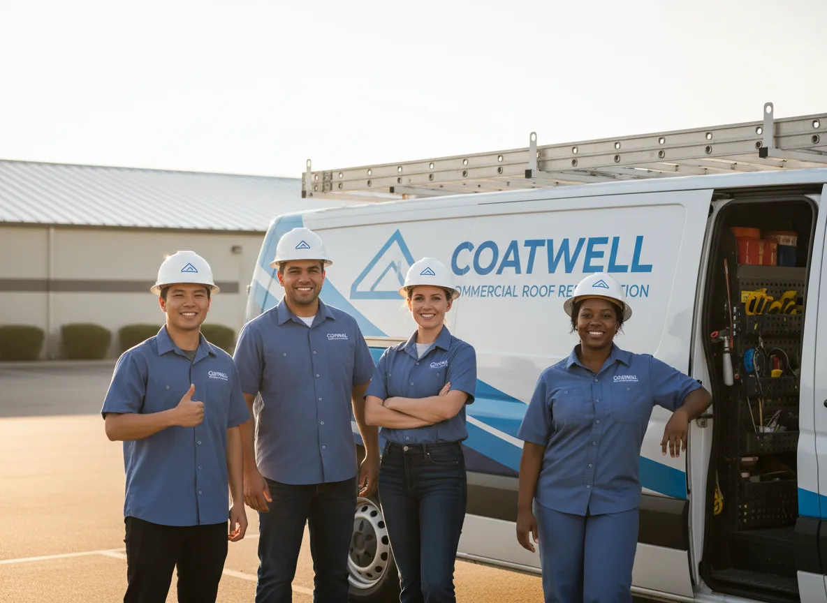 Commercial roof coating company in Merlin, OR